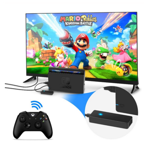 Rocketek bluetooth Receiver Wireless Controller Adapter for Nintendo Switch Console Converter for PS3 PS4 for Xbox One X S Wii U Pro 2