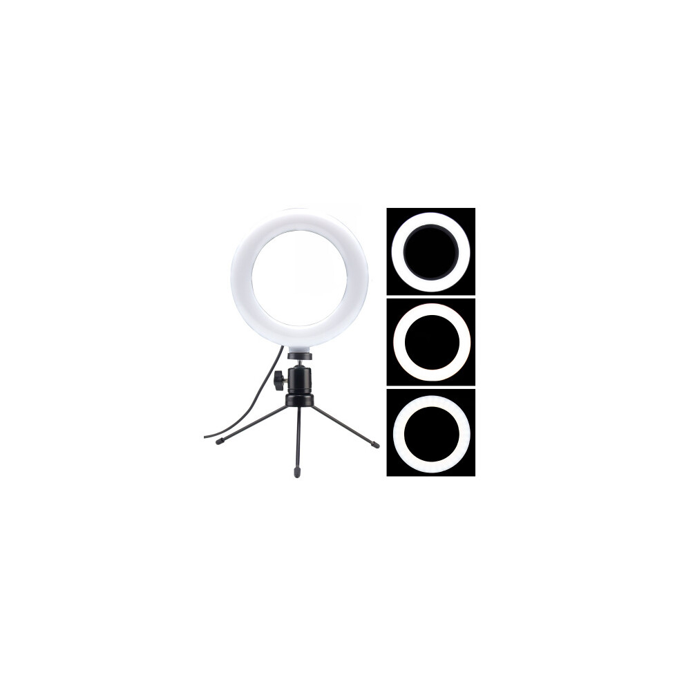 Led Ring Lamp 6 Inch Dimmable Fill With Desktop Tripod Stand For Youtube Tiktok Makeup Live Stream Vlog Light 655887870743