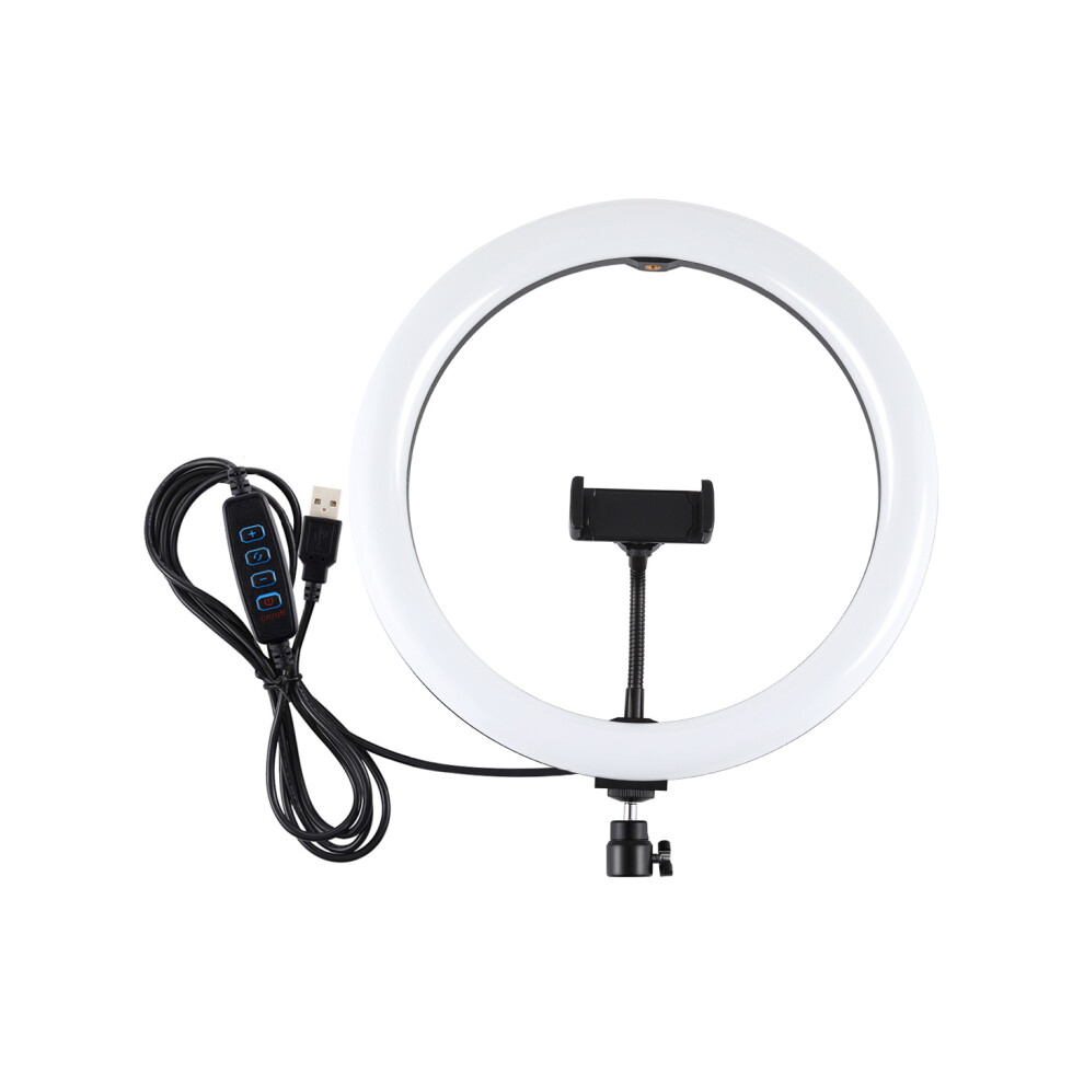 Puluz Pu457b 11.8 Inch 30Cm 3200K 6500K 3 Modes Dimmable Dual Color Temperature Led Ring For Vlogging Selfie Photography Video With Phone Clamp Light 6906141304929