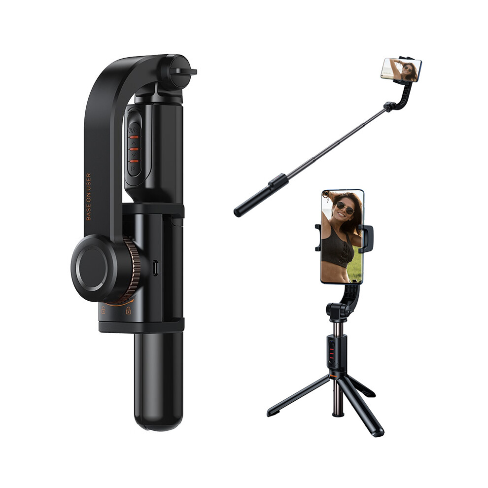 Baseus Lovely Bluetooth Stand Selfie Stabilizer Uniaxial Wireless Stabilizer Anti Shake Shoot Telescopic Folding Tripod Selfie Stick 6900068924048