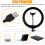 Bakeey Dimmable Adjustable LED Ring Light USB Powered LED Ring Fill Light Kit 6