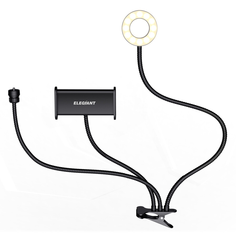 Elegiant Egl 07 Clip On Selfie Ring 3 Ing Mode With Phone Holder For Phone Camera Youtube Tiktok Video Shooting Light 6906141318254