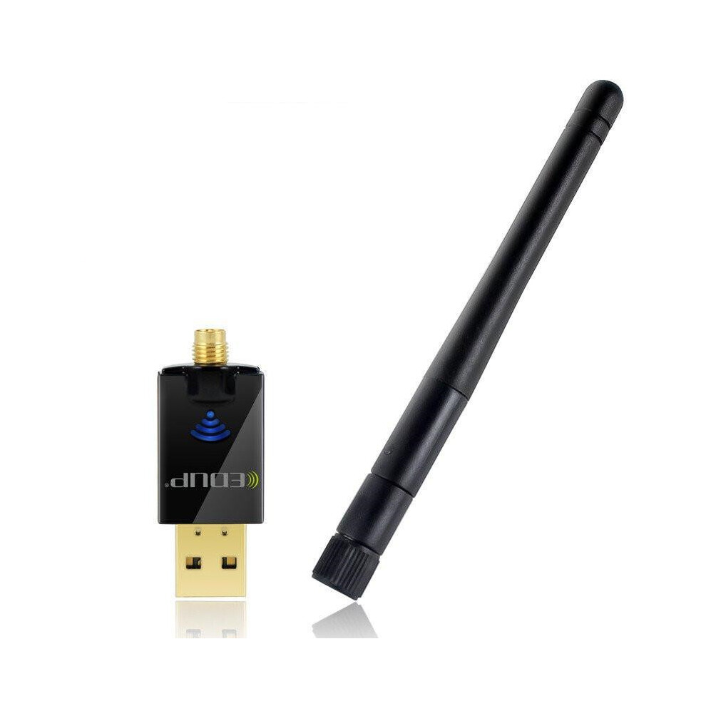 Edup Ep Db1607 Dual Band 2.4G 5.8Ghz 600Mbps 2Dbi Antenna Usb Wireless Network Card Wifi Receiver 6901251015253
