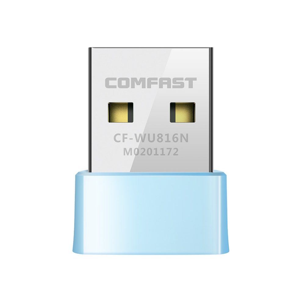 Comfast Cf Wu816n 150Mbps 2.4Ghz Usb Wifi Wireless Networking Adapter Network Lan Card For Windows Mac Linux Blue 745360278644