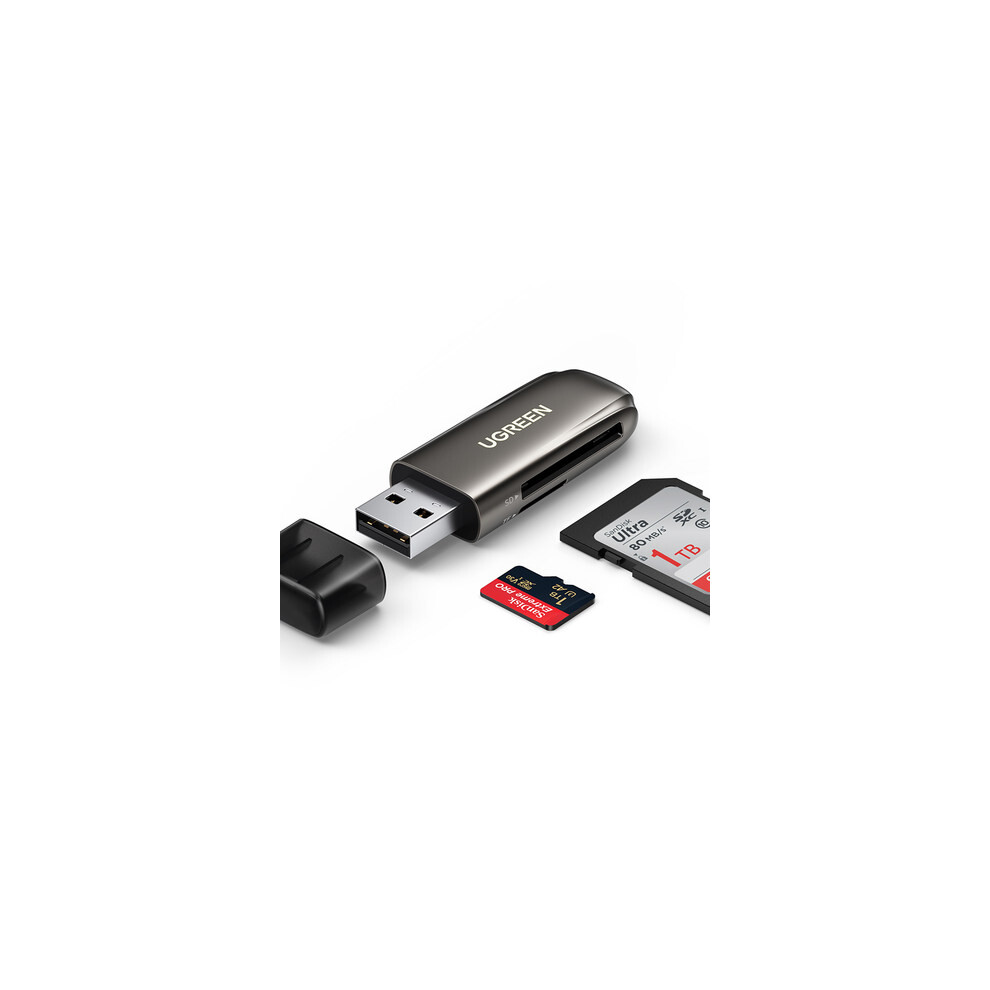 UGREEN CM406 Card Reader USB 3.0 to SD Micro SD TF Memory Card Adapter for Laptop Accessories Multi Smart Cardreader Card Reader