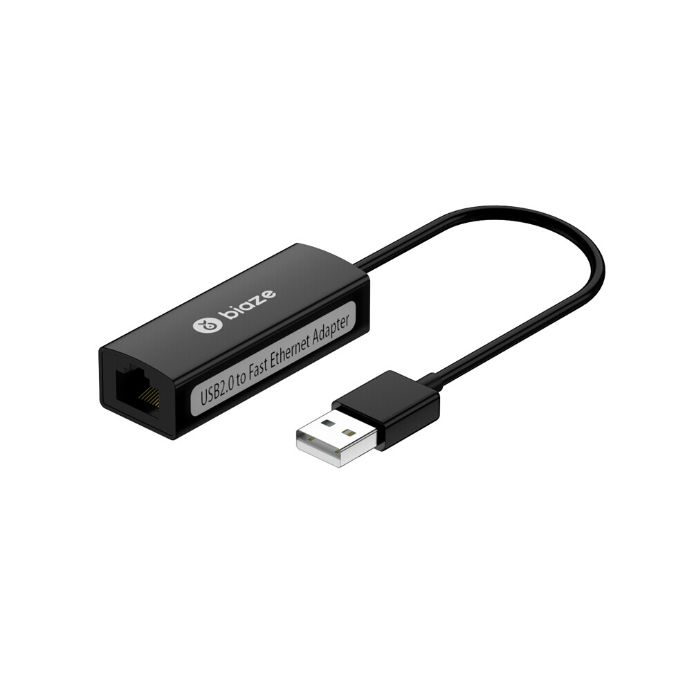 Biaze Zh27 Pc Usb To 100Mbps Rj45 Ethernet Converter Network Adapter Connector 937513772974