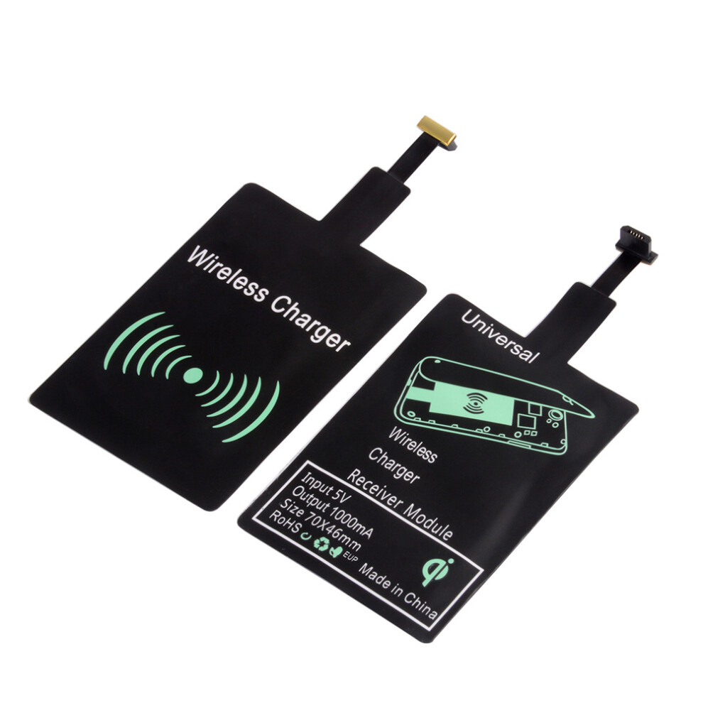 Bakeey 5W Micro Usb Type C Quick Charging Wireless Charger Adapter For Oneplus 7 Xiaomi Mi9 S10 S10+ Black 3480563844667