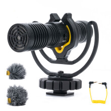 Aputure Deity V Mic D4 Duo Mini Portable Microphone Voice Recorder Interview Dual Cardioid Mic for Mobile Phone Live Vlog Action Cam DSLR Camera