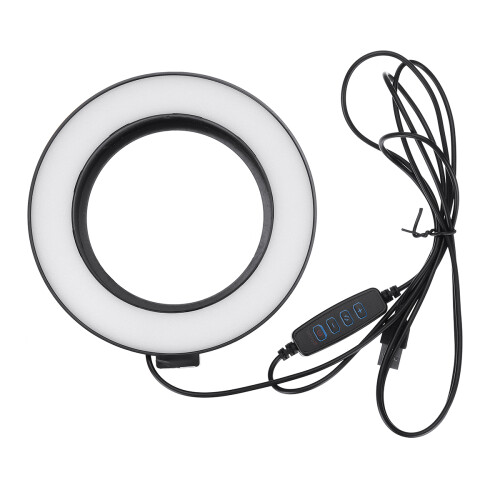 6 Inch Ring LED Live Light Photographic Lamp with Bracket 2