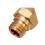5pcs M7 Screw Thread 0.6mm 1.75mm MK10 Copper Nozzle for 3D Printer 5