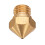 5pcs M7 Screw Thread 0.6mm 1.75mm MK10 Copper Nozzle for 3D Printer 3