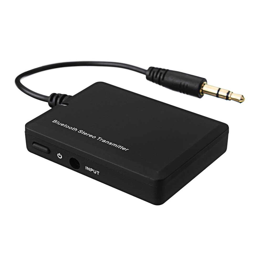3.5Mm Bluetooth A2dp Stereo Audio Transmitter Bluetooth Dongle Adapter For Smart Tv Pc Black 611393408290