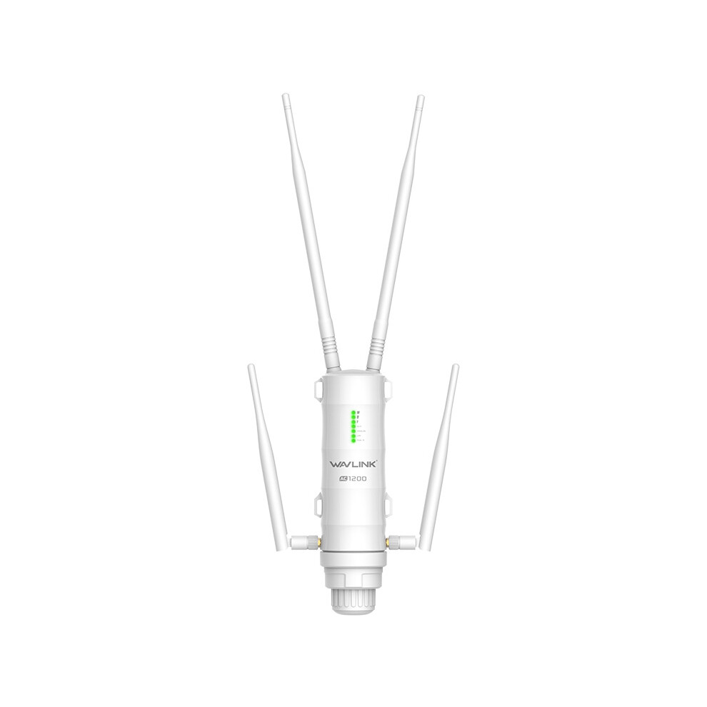 Wavlink Aerial Hd4 Ac1200 Dual Band High Power Outdoor Wireless Ap Range Extender Router With Poe And High Gain Antennas 6901249723573