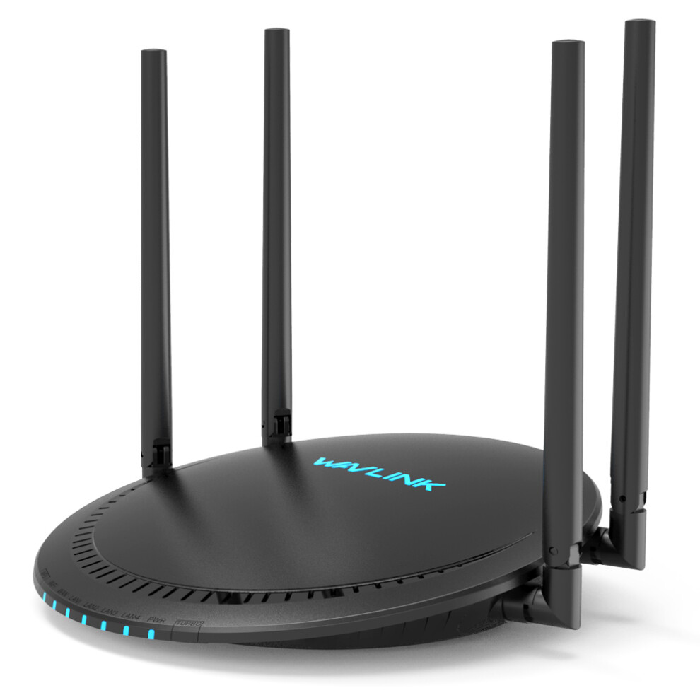 Wavlink Ac1200 Dual Band Smart Wi Fi Router With Touchlink Usb Port Gigabit Wan Lan Ports App Control Wireless Wifi Router 6955362003852