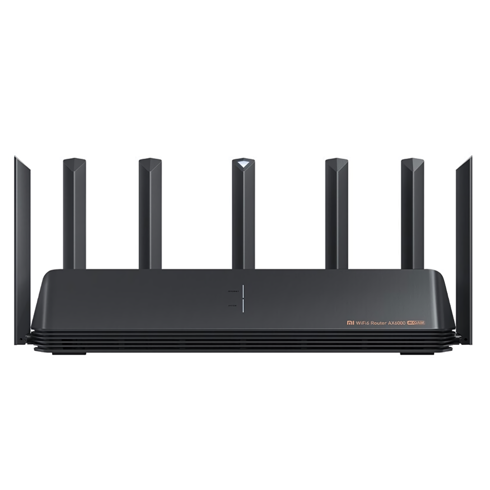Xiaomi Mi Ax6000 Aiot Router Wifi 6 Router 6000Mbps 7*Antennas Mesh Networking 4K Qam 512Mb Mu Mimo Wireless Wifi Router Black 6906142995249