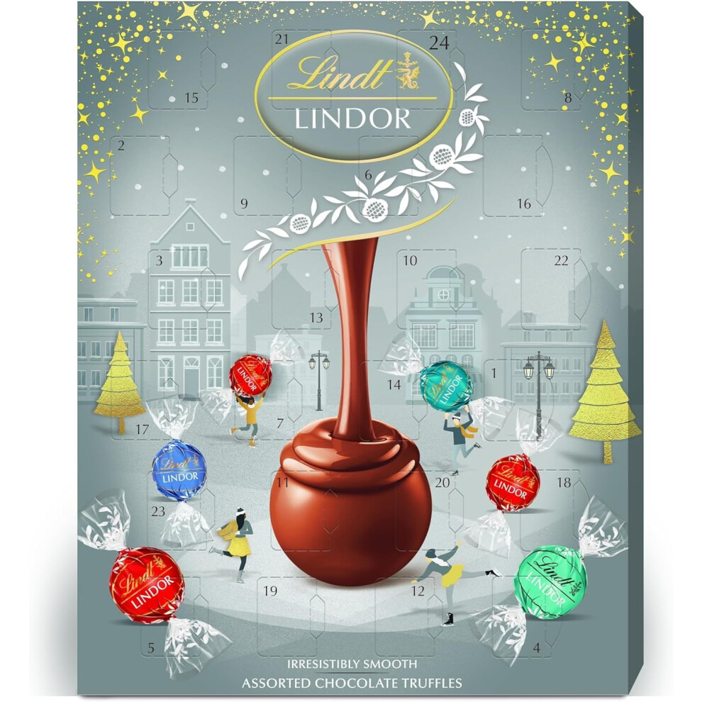 (Pack Of 1) Lindt Chocolate Silver Advent 297g