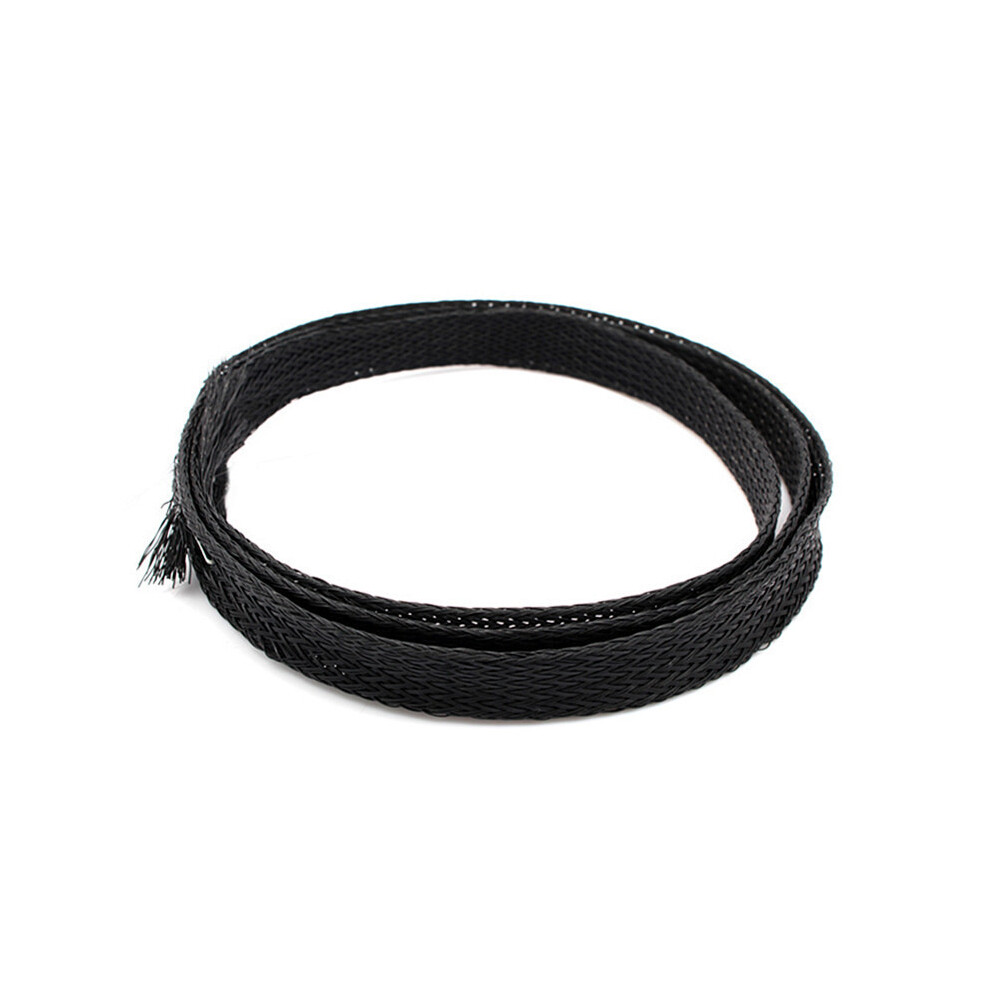 10Pcs 1M Retardant Nylon Braided Sleeving 8Mm Black Pet Cable For 3D Printer 300028091203