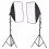 2x Studio Photography Video Softbox Light Stand Lighting Kit 50x70cm 1