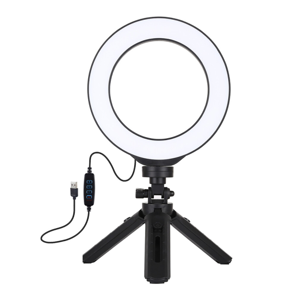 Ring Led Lamp With Tripods 3 Colors Telescopic Tripods Flashes Selfie S For Iphone Huawei Light 773455499841