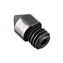 3Pcs 0.4mm 1.75mm Hardened Steel Nozzle for Creality CR 10 Ender3 Anet Makerbot 3D Printer Part High Temperature Resistance