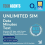 O2 Sim Card Unlimited Data Unlimited Minutes & texts 1