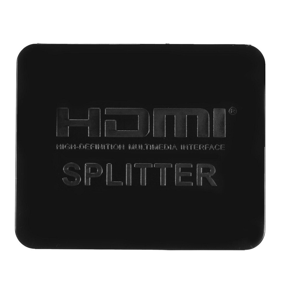 1080P Hd 1 In 2 Out Splitter Switcher Support 3D For Hdtv Dvd Ps3 Xbox Black 649490702409