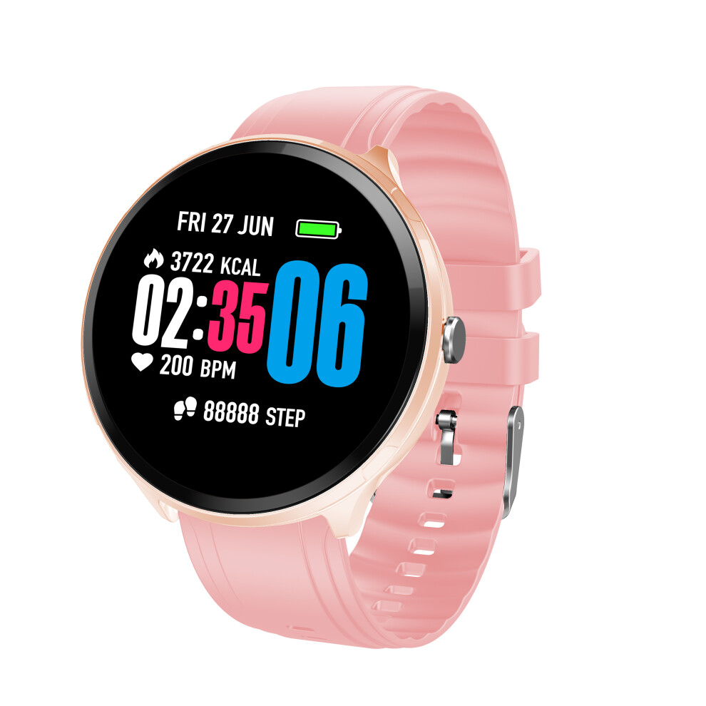Bakeey B12 Led Indicator Remind Weather Music Hr Blood Pressure Oxygen Monitor Smart Watch Light 3345536067941