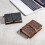 Indra Handmade Medium Embossed Stitched Leather Diary Notebook Journal 4