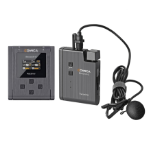 COMICA BoomX U UHF Wireless 1 to 1 Microphone System Camera Microphone for SLR Camera Camcorder for iOS Android Smartphone Lavalier Lapel Collar Mic