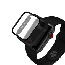Enkay Full Body PC Watch Cover + Tempered Glass Watch Screen Protector For Apple Watch Series 5 40mm Apple Watch Series 4 40mm