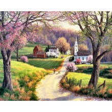 GATYZTORY 1799 Digital Oil Painting Frameless Canvas 40x50cm Painting DIY Painted By Numbers With Pigment For Home Office Decoration