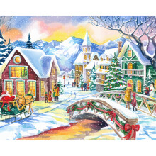 GATYZTORY 2426 Digital Chritstmas Oil Painting Frameless Canvas 40x50cm Painting DIY Painted By Numbers With Pigment For Home Office Decoration