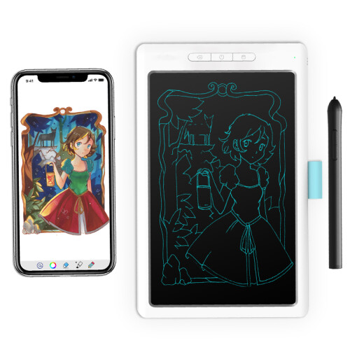 10 Inch LCD Smart Pen Table APP Edit Parallel Halo Writing Tablet Electronic Drawing Board Compatible with Android iOS 1