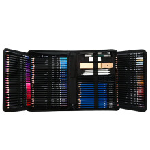 H&B HB CBPB145 145Pcs Colored Sketching Pencils Set With High Quality Painting Tool Zipper Case For Professional Art Supplies