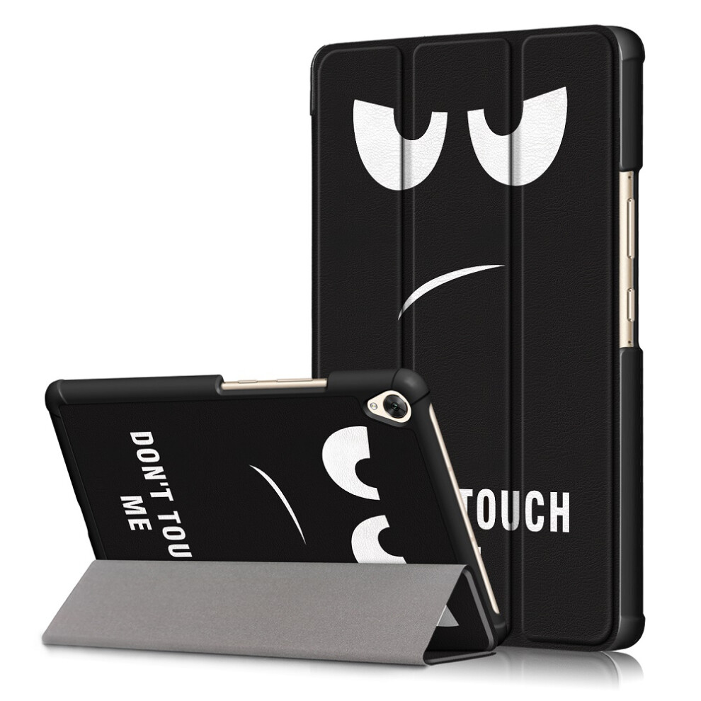 Tri Fold Printing Case Cover For 8.4 Inch Huawei Mediapad M6 Tablet Big Eyes 6914215389598