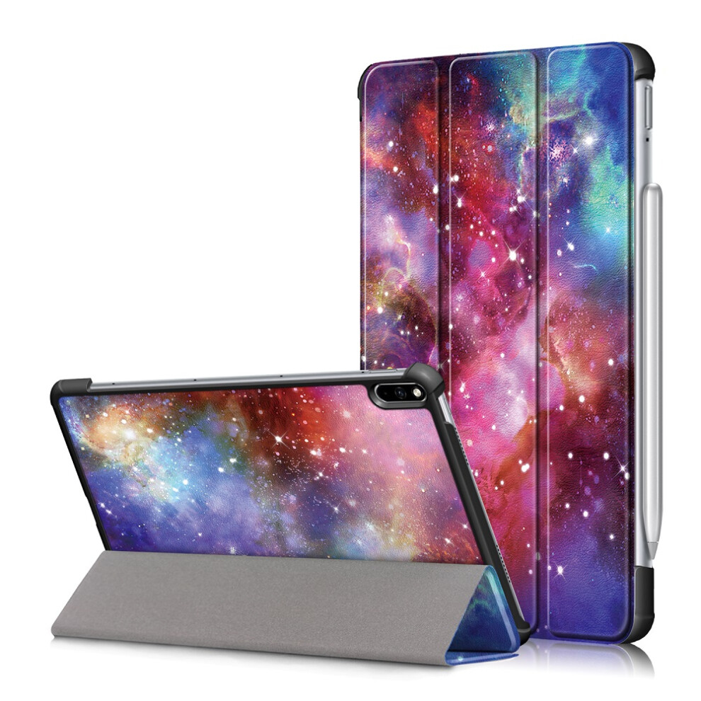 Tri Fold Colourful Case Cover For 10.8 Inch Huawei Matapad Pro Tablet 192757273551