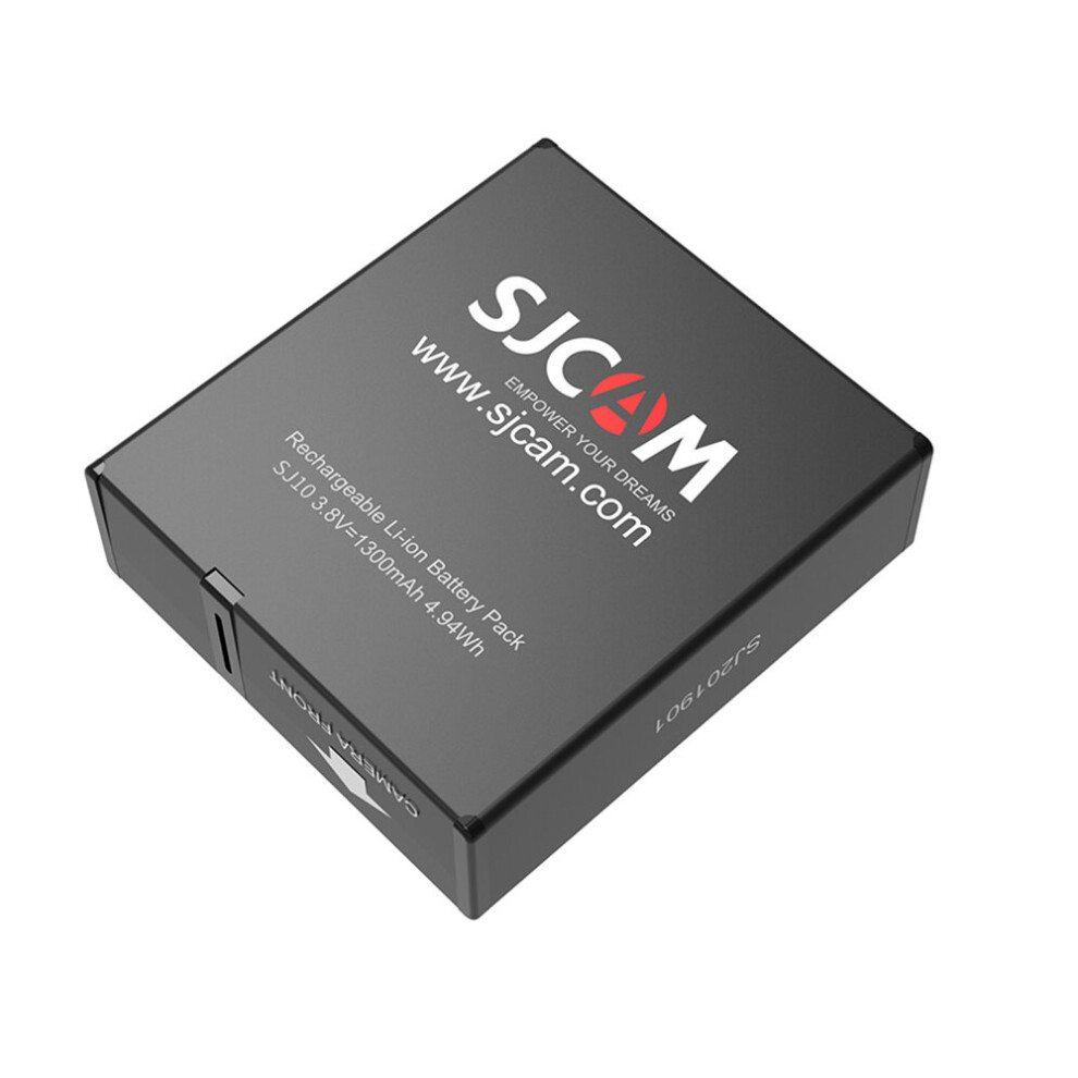 Sjcam Sj10 Battery 1300Mah Rechargeable Li Ion Battery For Sj9 Sj10 Series Actioin Camera Accessories 6906143721359