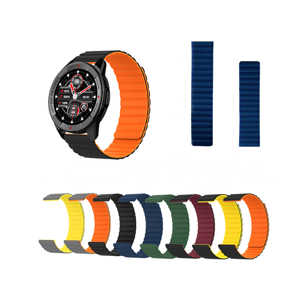 22Mm Universal Silicone Magnetic Smart Watch Band Replacement Strap For Xiaomi Watch S1 S1 Active Color 2 Not,Specified 6900969368309