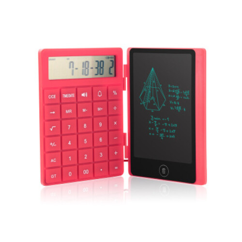 Folding Calculator Drawing Board 6 inch LCD Drawing Board Playing Computing Procedure Lock Screen Handwriting Content in English 2