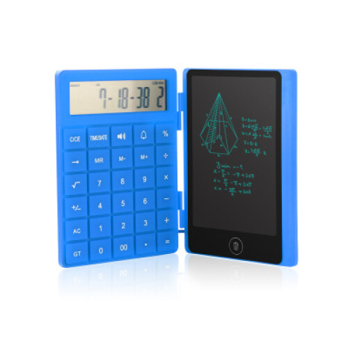 Folding Calculator Drawing Board 6 inch LCD Drawing Board Playing Computing Procedure Lock Screen Handwriting Content in English 1