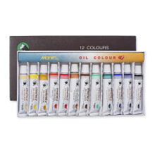Marie's 12 18 24 Colors Paste Oil Paint Set 12ML Professional Oil Painting Pigment For Drawing Artist School Student Art Supplies