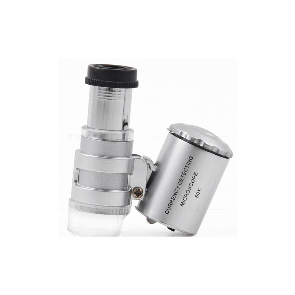 Light Chuda Mg9882 Office Magnifying Glass 60 Times Microscope Led Violet Portable Microscope With Magnifying Glass Magnifier