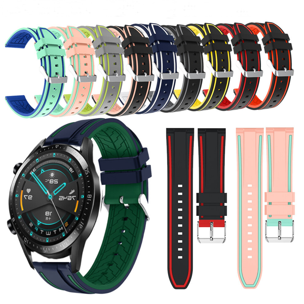 Bakeey 22Mm Silicone Smart Watch Band Replacement Strap For Samsung Gear S3 Huawei Watch Gt 2 46Mm Amazfit Stratos 2 2S 6900071283637