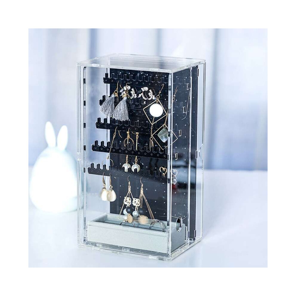 Acrylic Multifunctional Smart Ring Storage Box High end Jewelry Storage Box Earrings Watch Necklace Display Stand