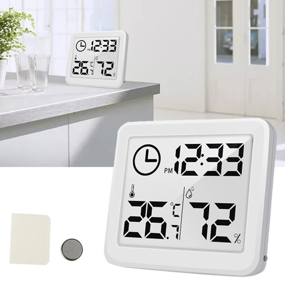 Bakeey Lcd Electronic Digital Thermometer Humidity Indoor Automatic Electronic Thermometer Hygrometer For Home Office 728430936835