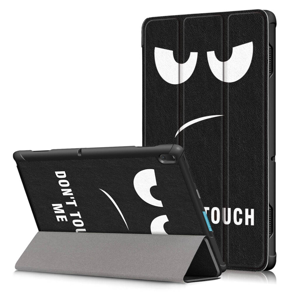 Tri Fold Printing Tablet Case Cover For Lenovo Tab E10 Tablet Big Eyes 6914216633560