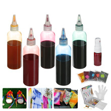 Tie Dye Kit Fabric Textile Paints 5 Colors Dying Set DIY Permanent Paint for Clothes Shirt Dress Family Friends Party Groups Activities