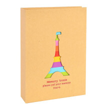5 inch Baby Photo Album 200 Sheets Kraft Paper Insert Page Album Kids DIY Anniversary Memory Album Book Album Phot