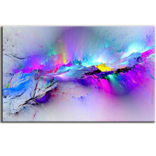 Abstract Clouds Colorful Oil Painting Wall Multi Size Canvas Hanging Pictures Living Room Home Bedroom Ornament