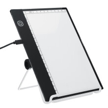 A5 LED Drawing Copy Pad with Scale USB Art Artcraft Graphic Painting Drawing Writing Board Electronic Art Writing Table Pad Stepless Dimmable Brightn